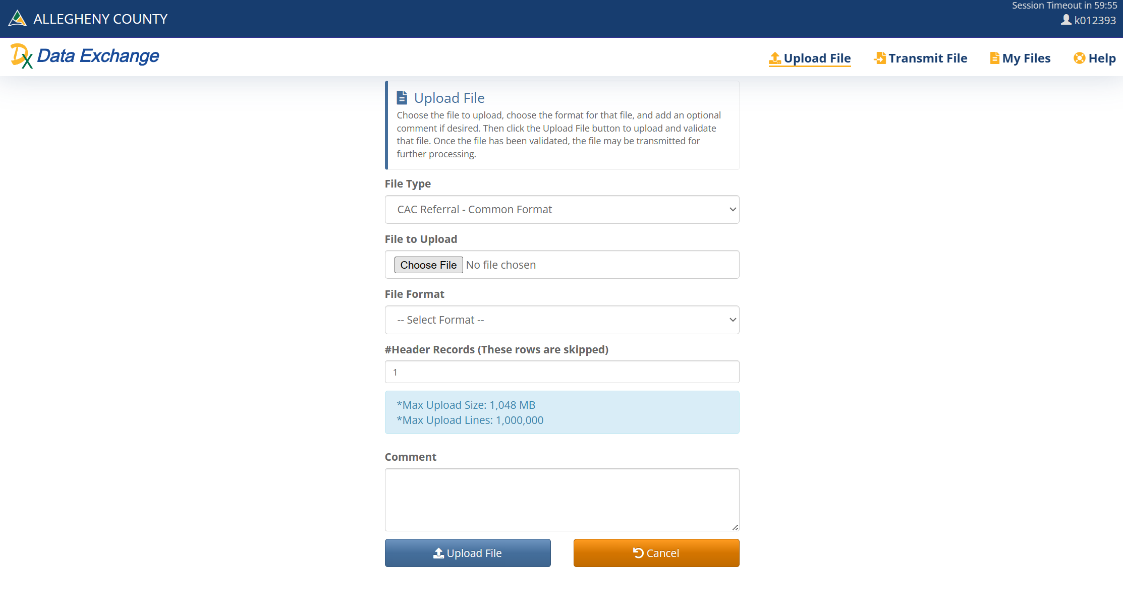 DHS Data Exchange Application